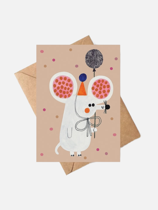 Party Mouse Karte