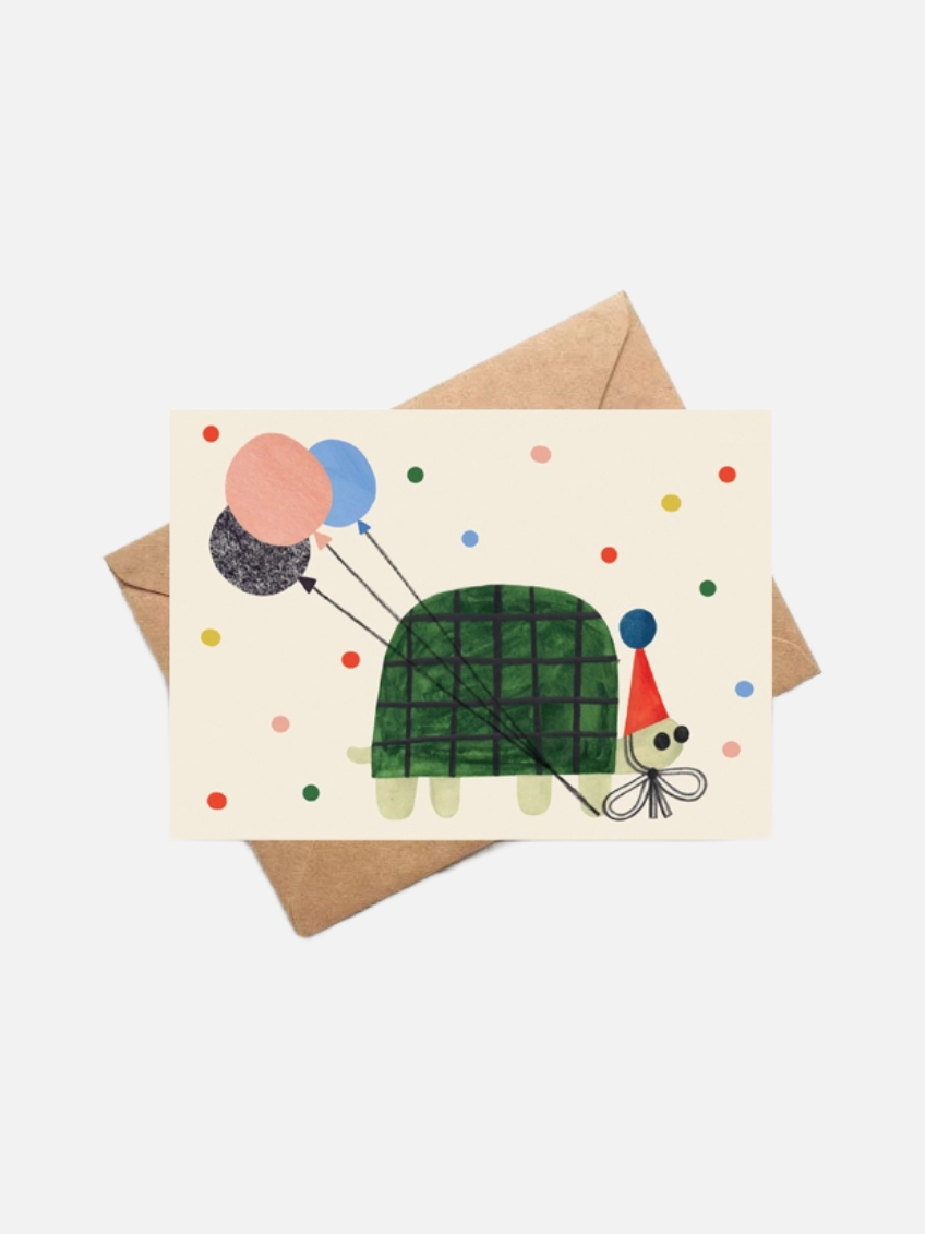 Party Turtle Karte