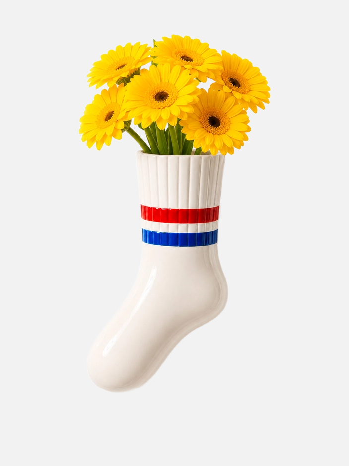 Sock Wall Vase