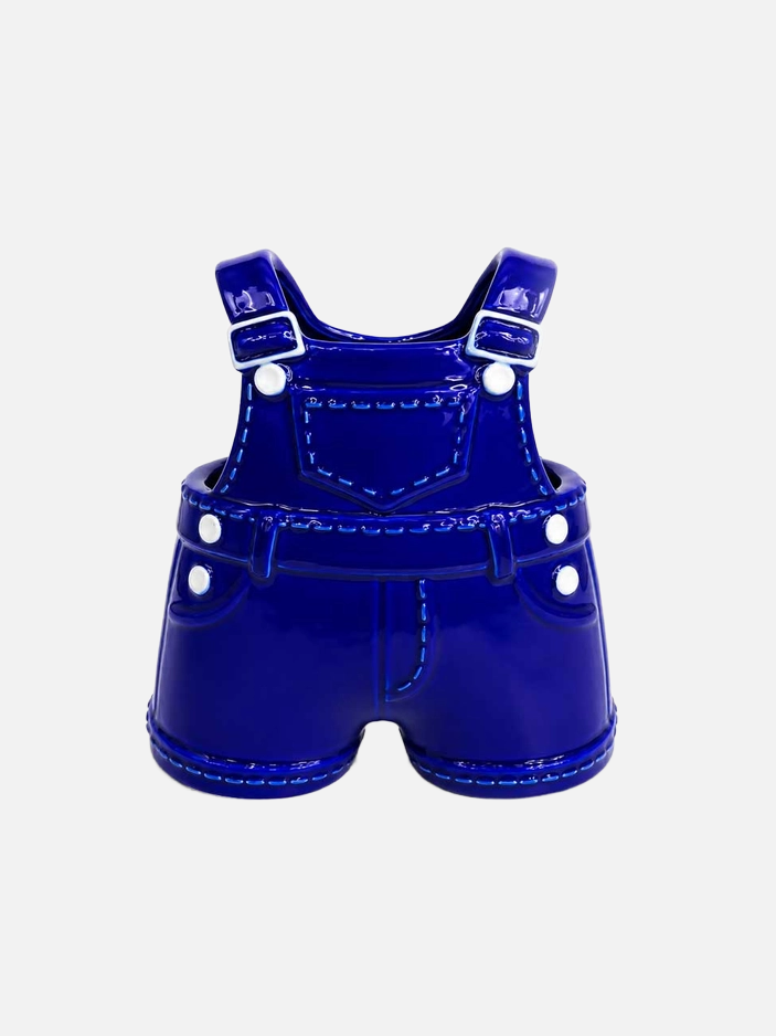 Blue Workwear Vase