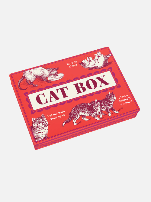 Cat Box Tin Pocket Box