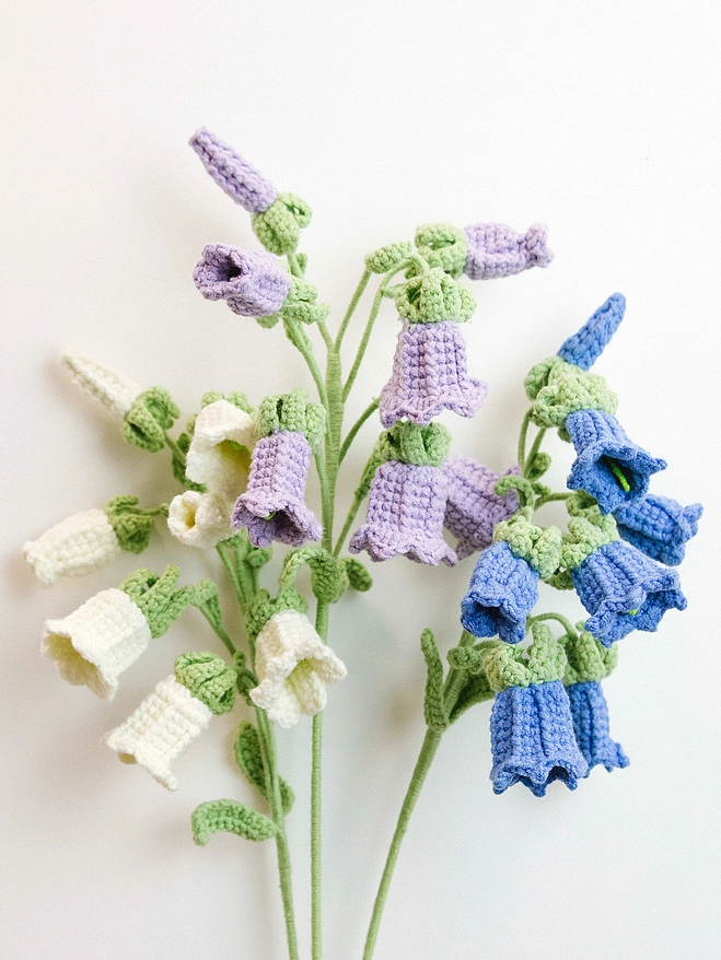 Handmade Crochet Flower - Bluebell