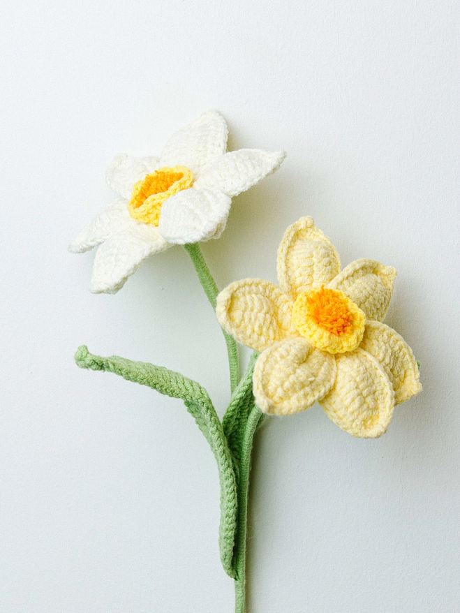 Handmade Crochet Flower - Daffodill