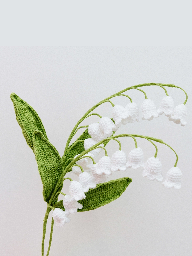 Handmade Crochet Flower - Lily Of The Valley