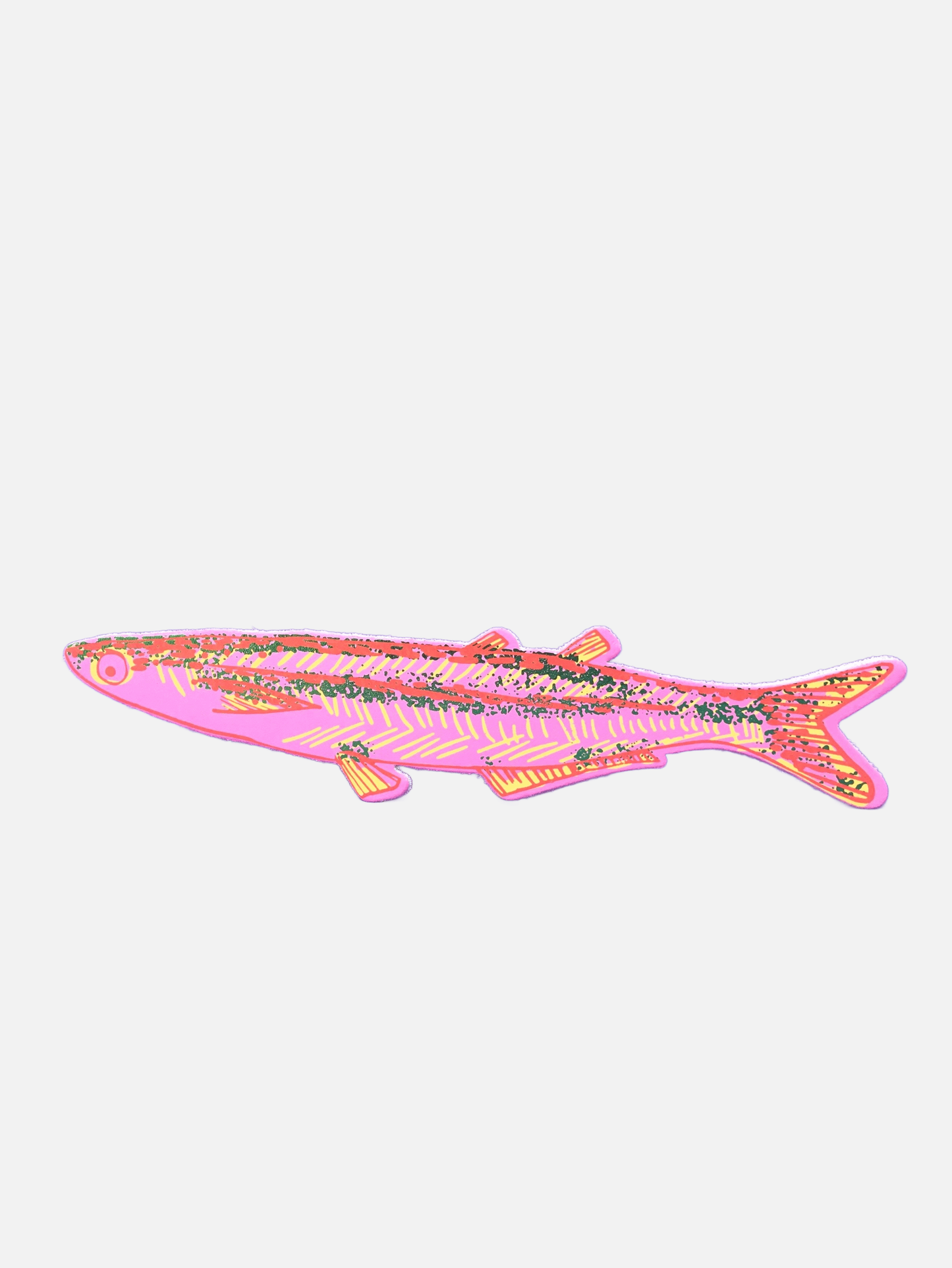 Fish Bookmark - Hot Pink