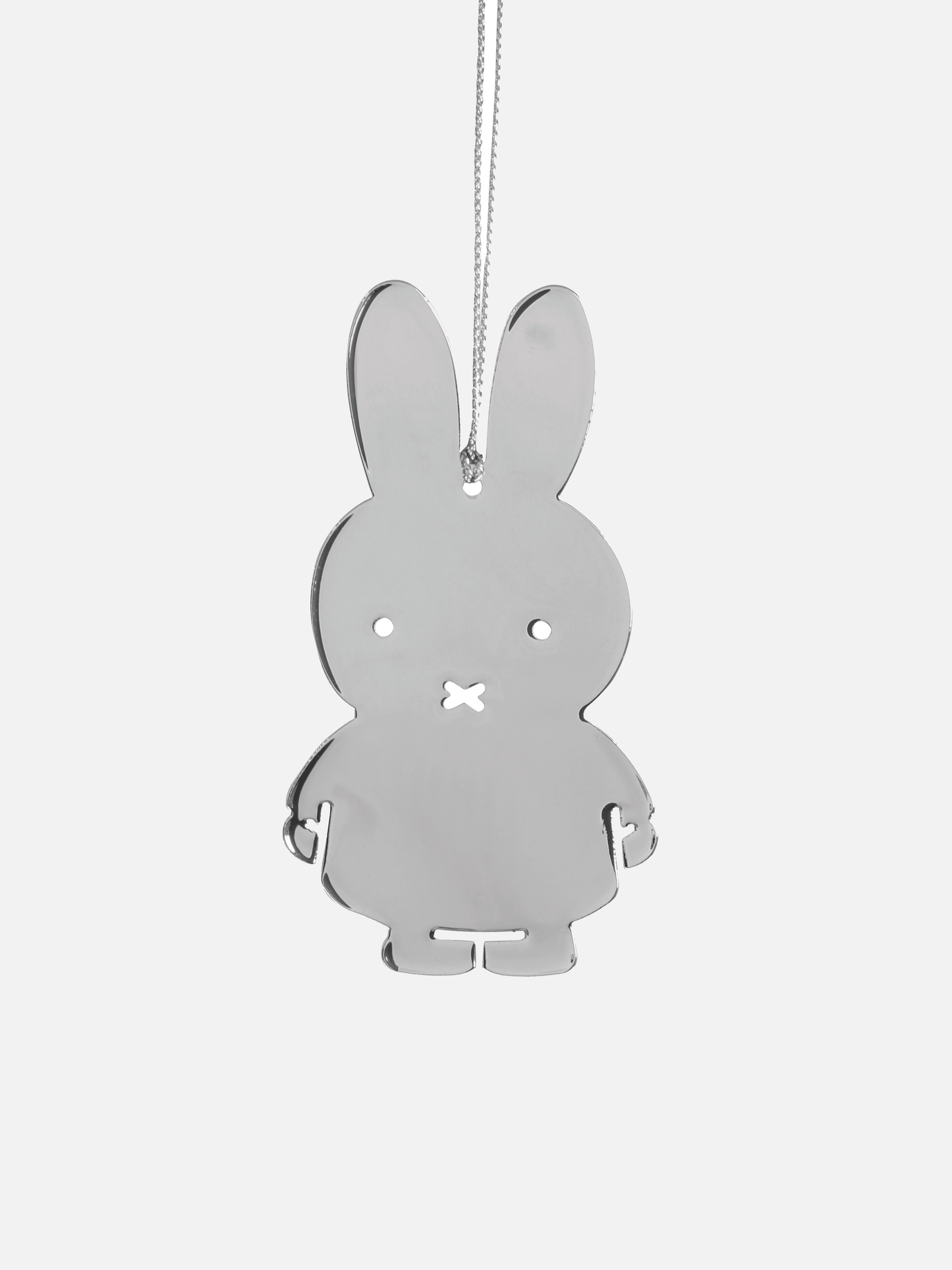 Miffy Silver Metal Ornament