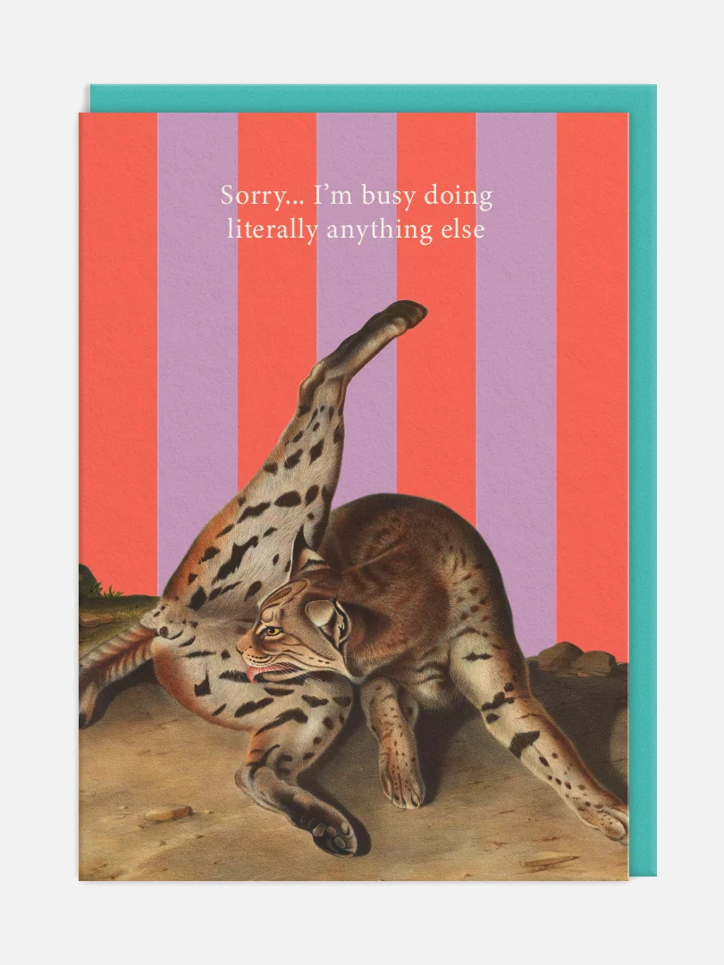 Busy Greeting Card
