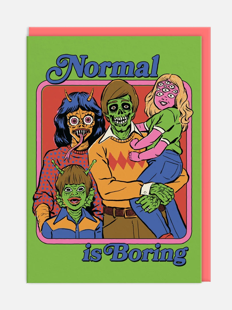 Normal is Boring Karte