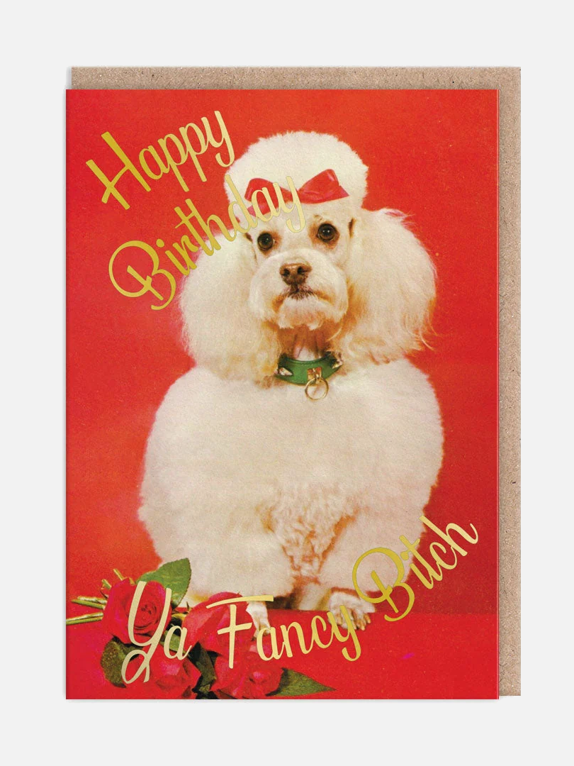 Ya Fancy Bitch Birthday Karte