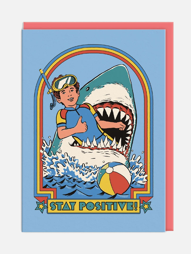 Stay Positive Karte