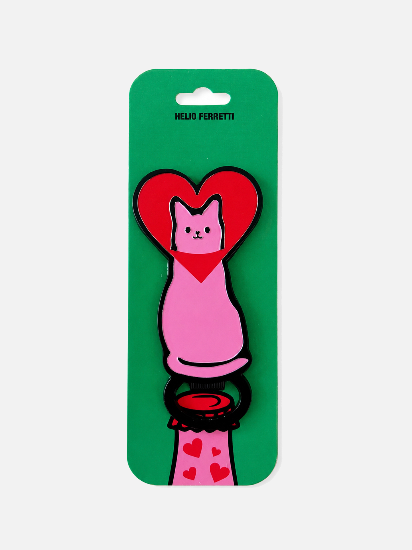 Magnetic Bottle Opener Loving Cat