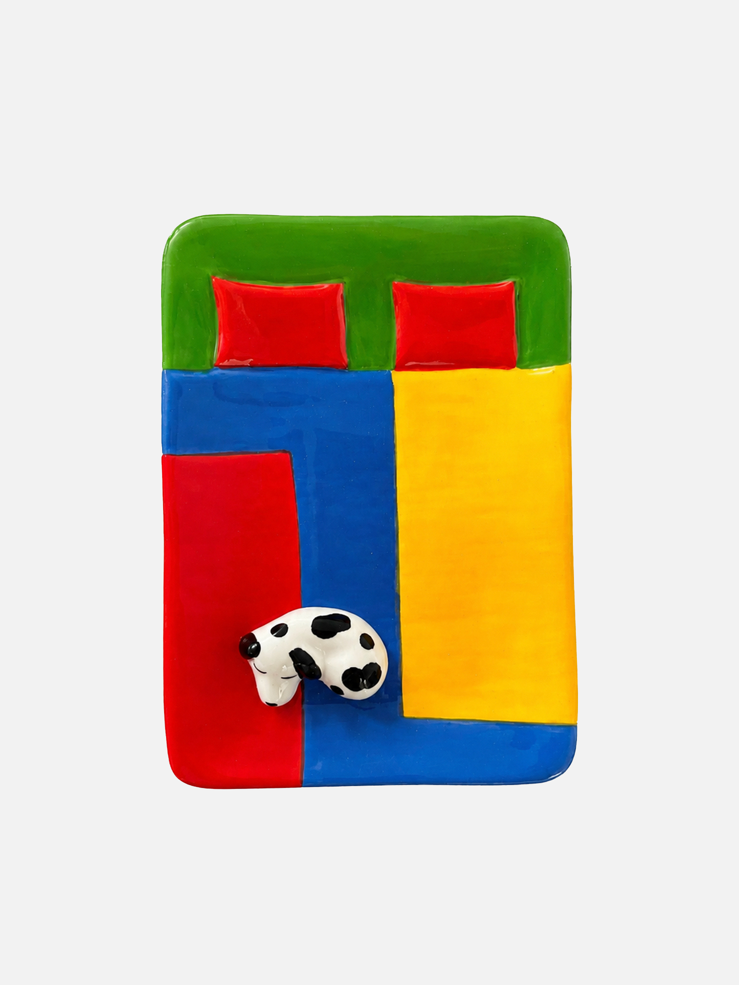 Multicolor Sleepy Dog Jewelry Tray