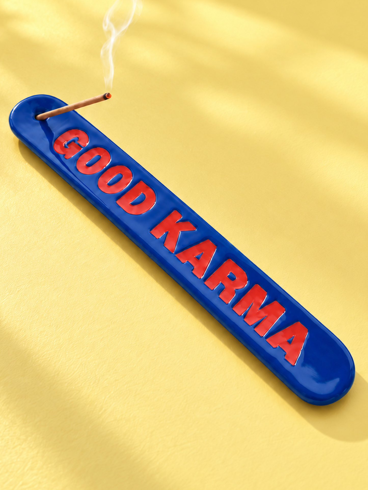 Blue Good Karma Incense Burner