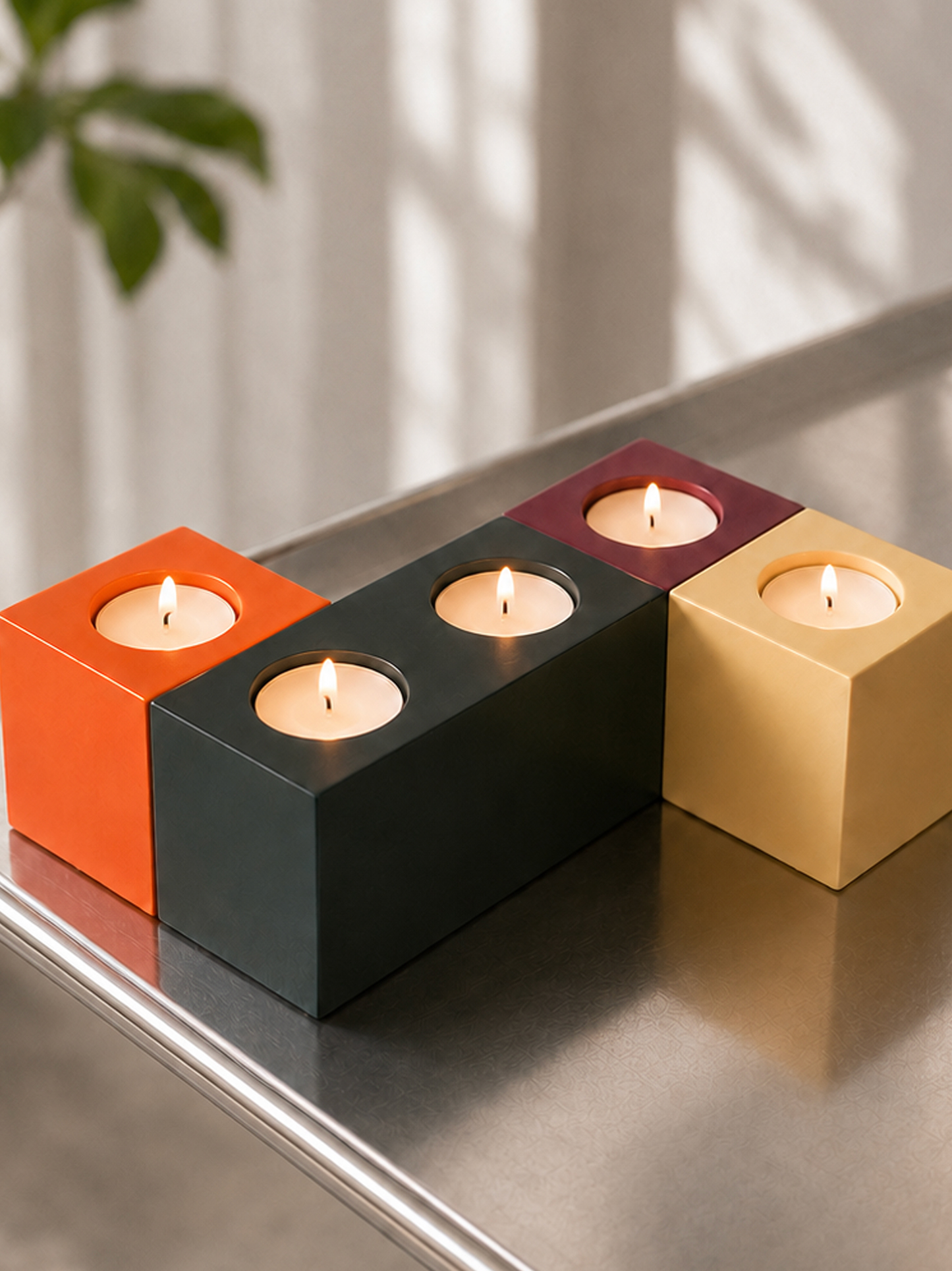 Autumn Candle Holders Pack of 4
