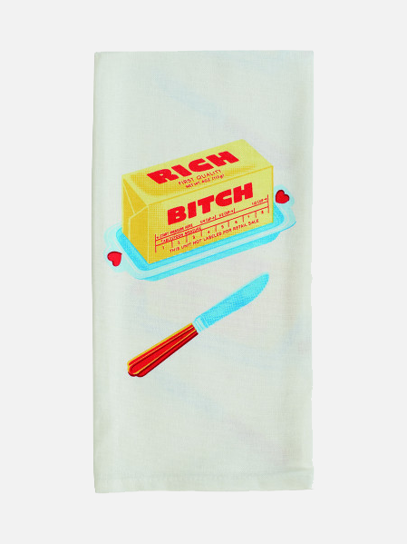 Rich Bitch Dish Towel