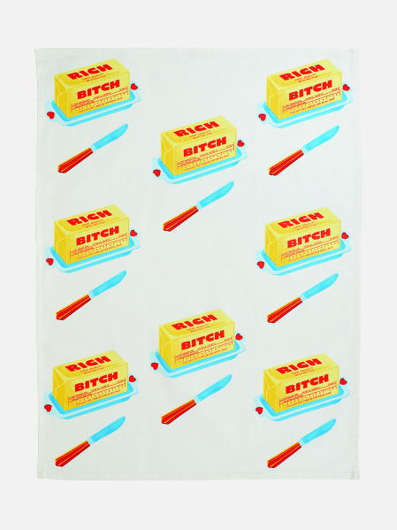 Rich Bitch Dish Towel