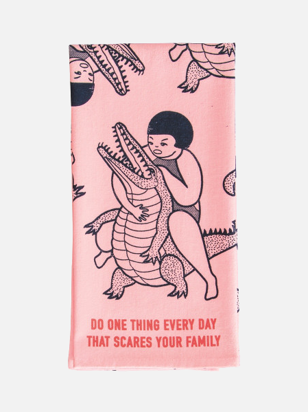 Scares Your Family Dish Towel