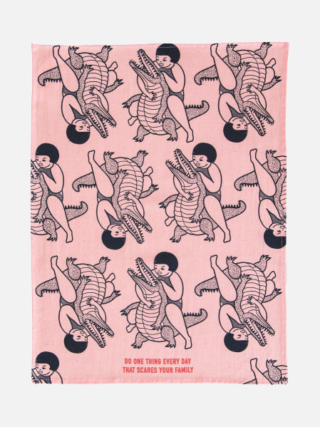 Scares Your Family Dish Towel