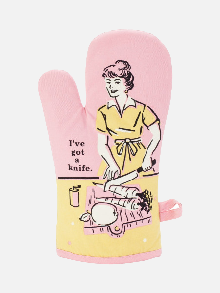 I've Got a Knife Oven Mitt