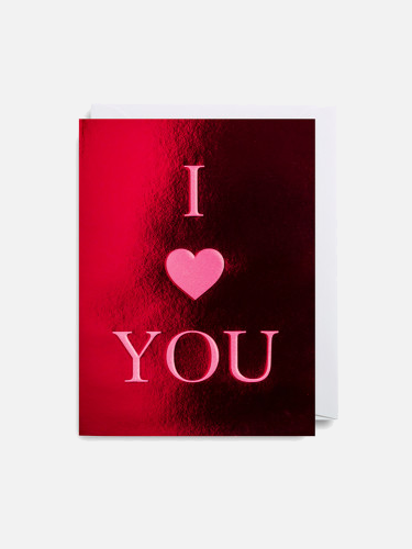 I Heart You Mini Karte
