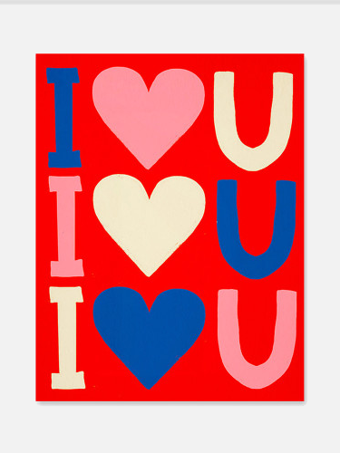 I Heart You Three Times Karte