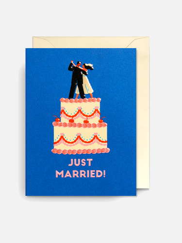 Just Married Cake Mini Karte