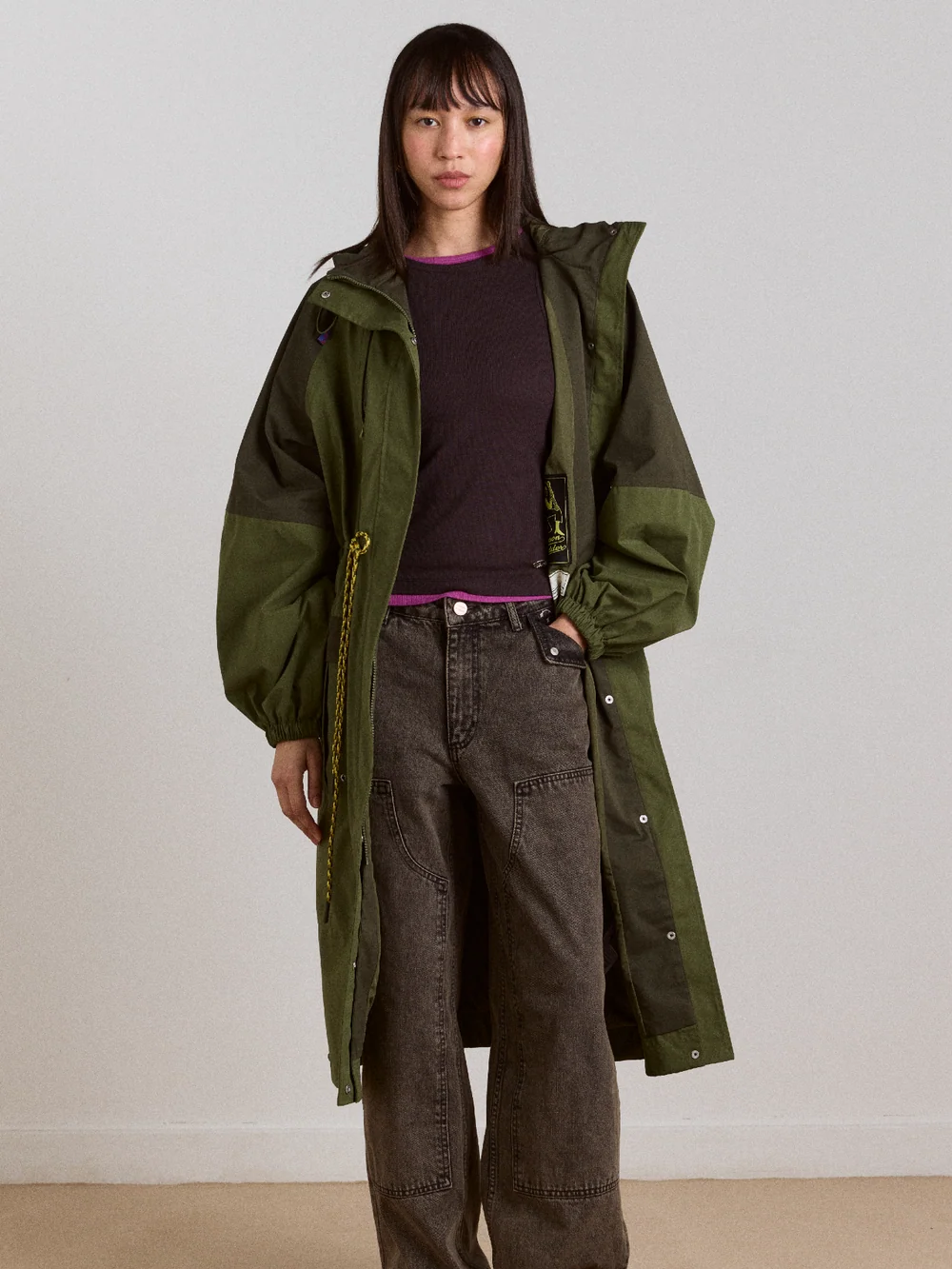 DAMSON MADDER Logan Raincoat - Forest