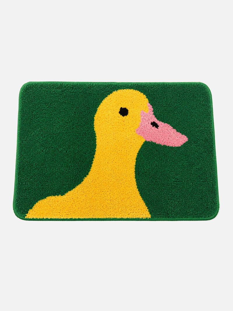 Duck Bath Mat Green