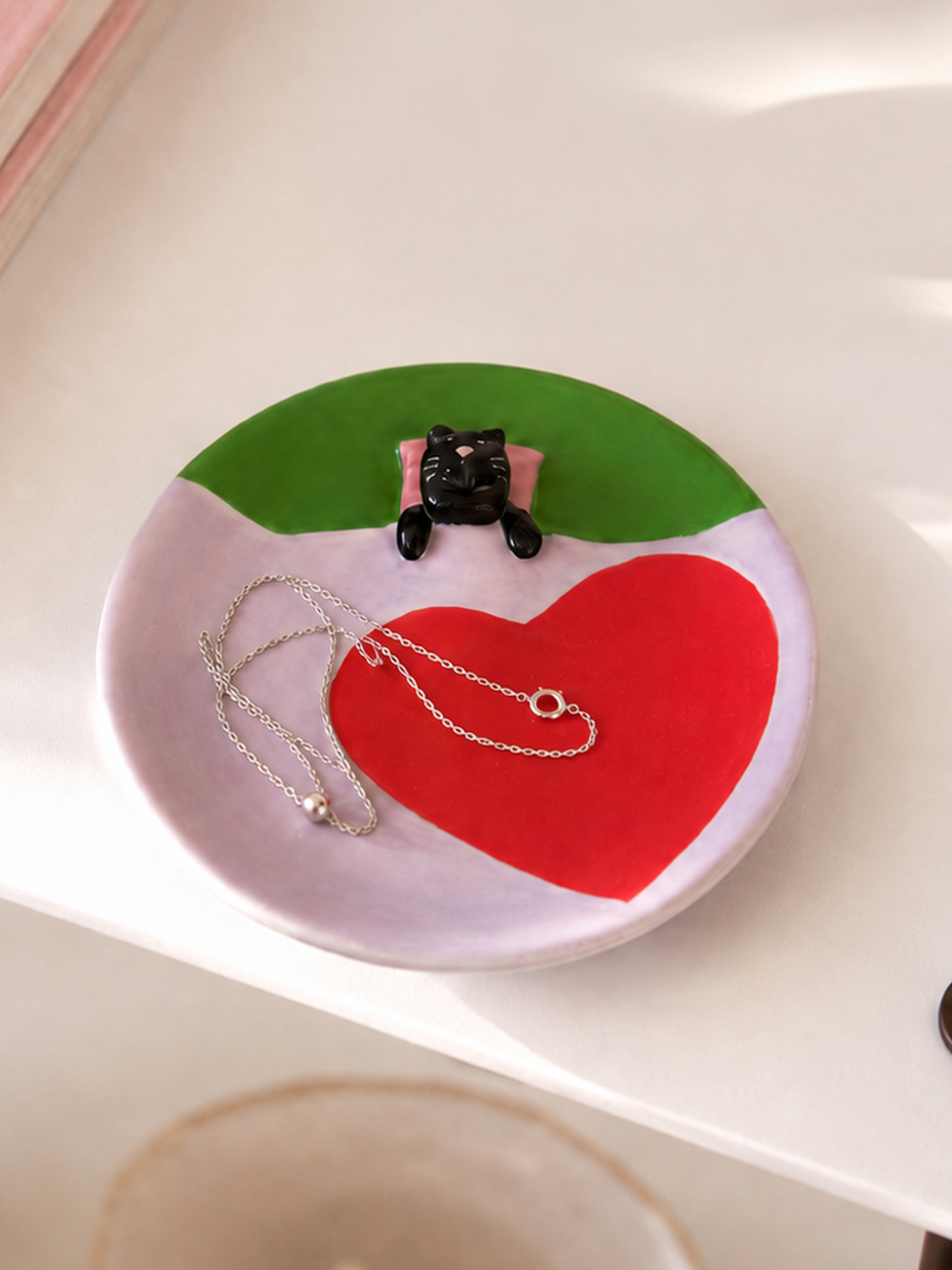 Loving Cat Jewelry Tray