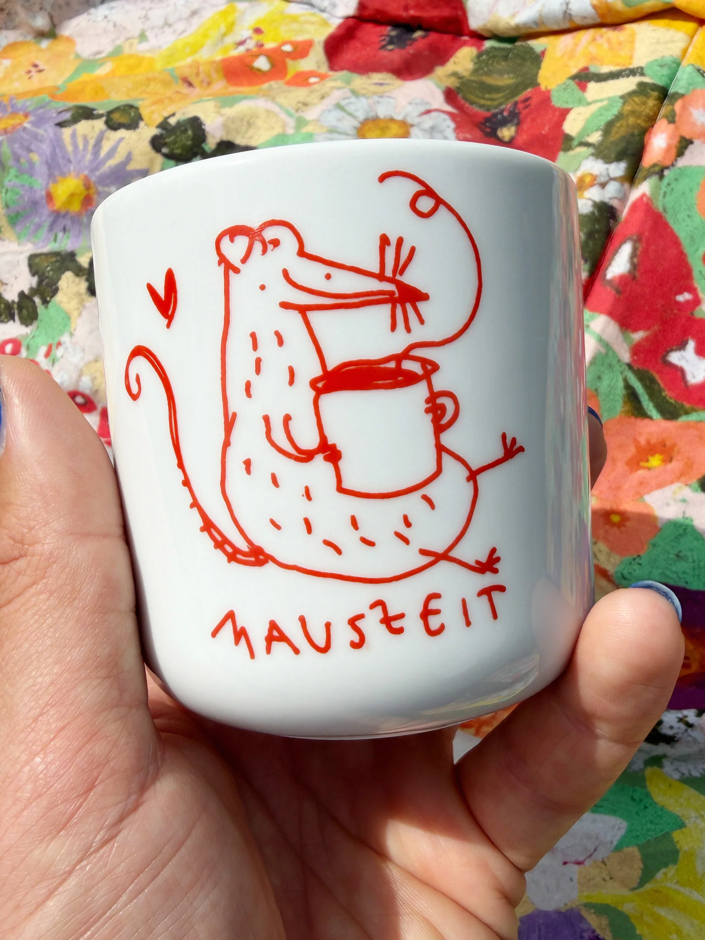 Mauszeit Porcelain Coffee Cup