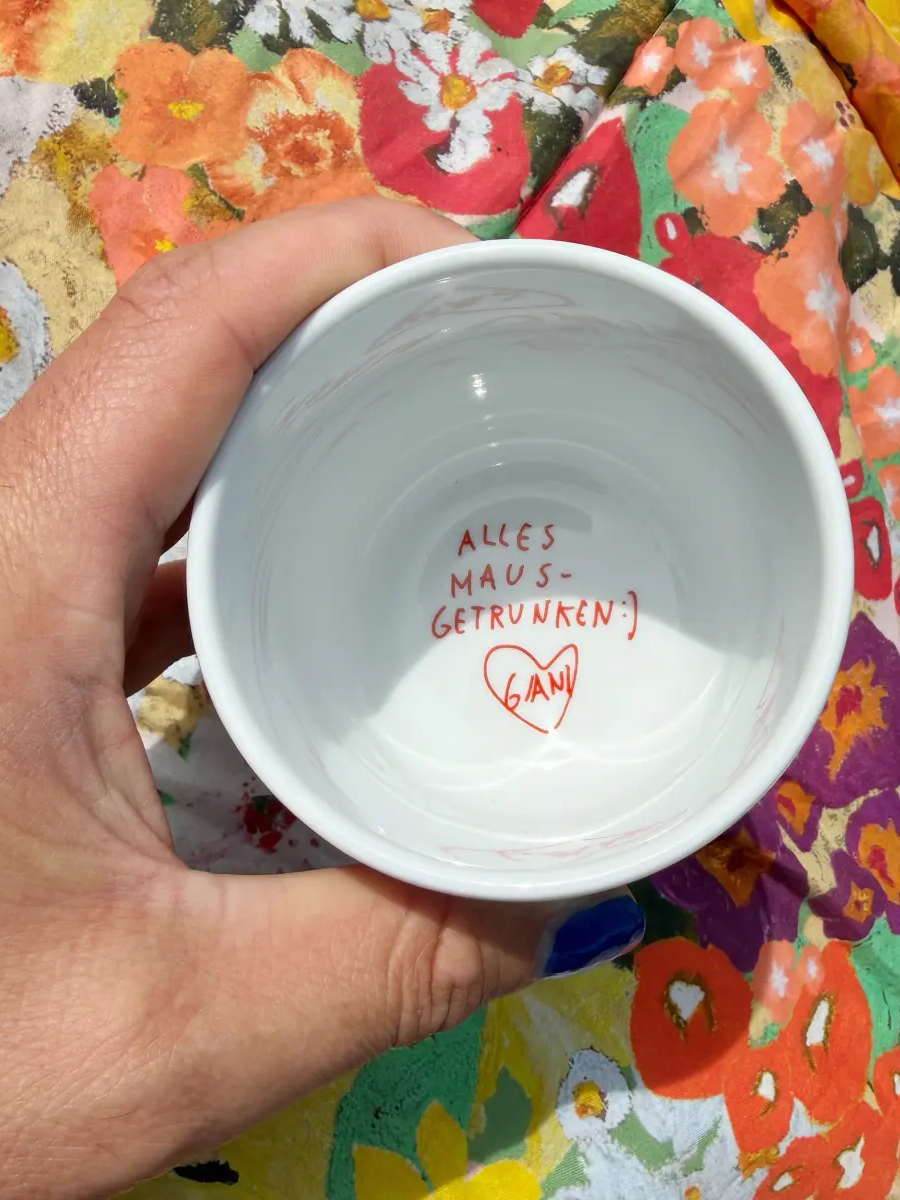Mauszeit Porcelain Coffee Cup