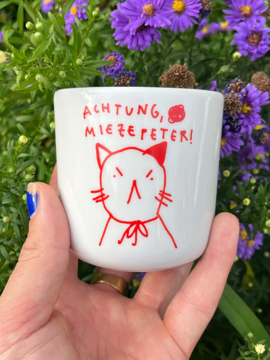 Miezepeter Porcelain Coffee Cup