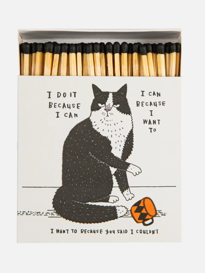 I Do It Because I Can Matches
