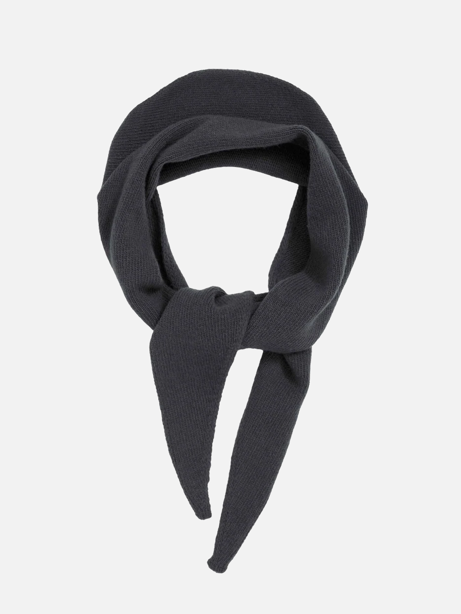 COLORFUL STANDARD Merino Wool Triangle Scarf - Lava Grey