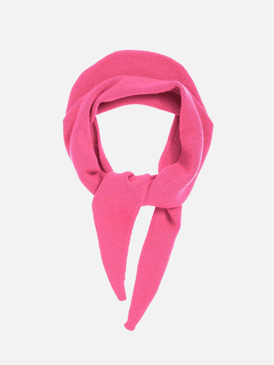 COLORFUL STANDARD Merino Wool Triangle Scarf - Bubblegum Pink