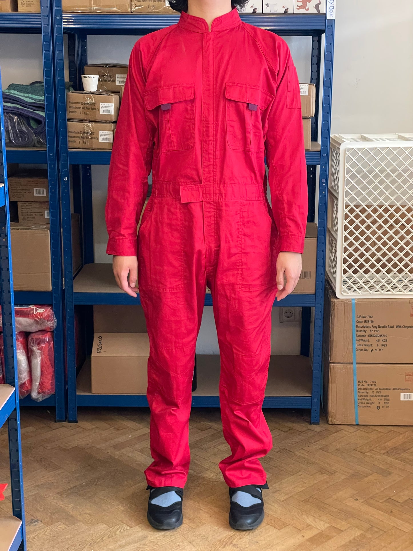 SIGHT Japanese workwear Jumpsuit - Red