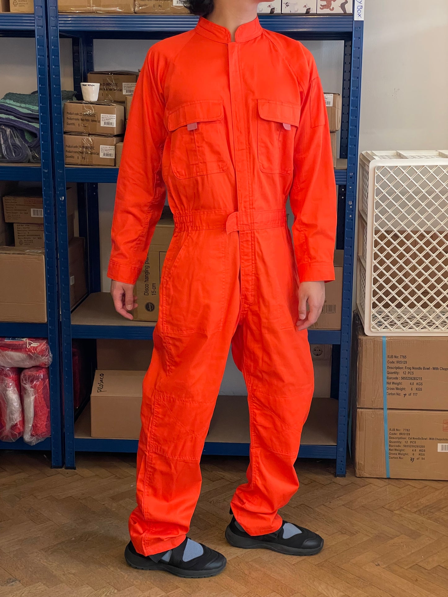 SIGHT Japanese Workwear Jumpsuit - Orange