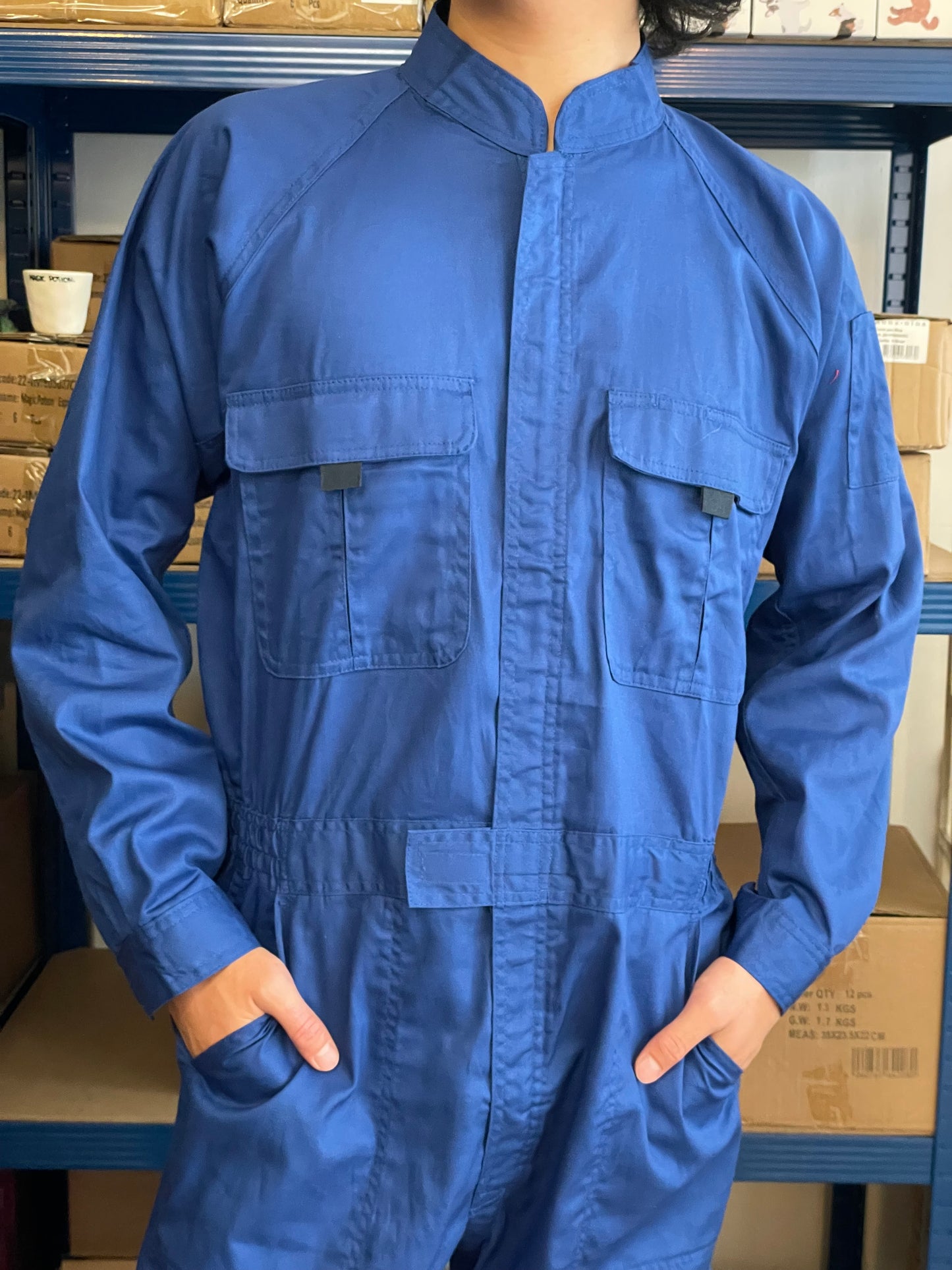 SIGHT Japanese workwear Jumpsuit - Electric Blue