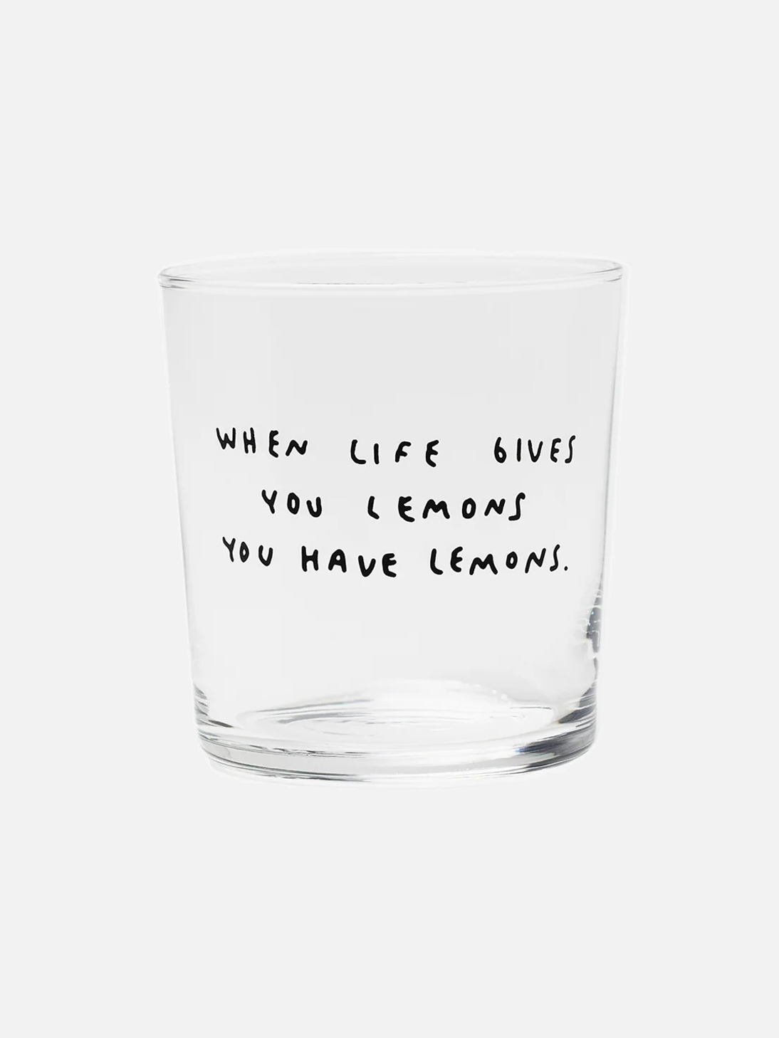 When Life Gives You Lemons Glass