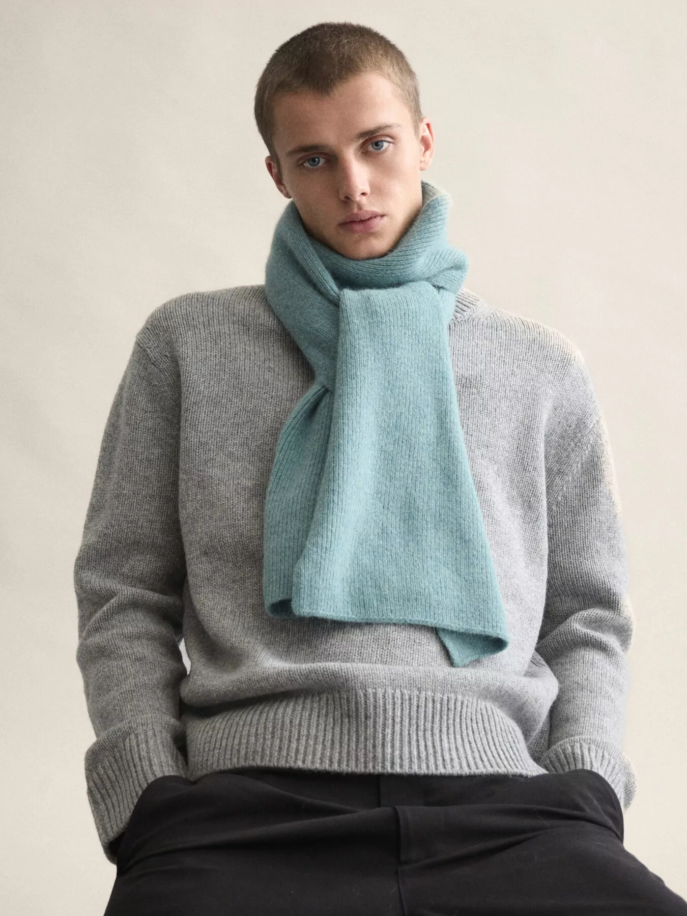 LE BONNET Scarf Basil