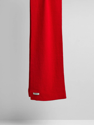 LE BONNET Scarf Crimson Red