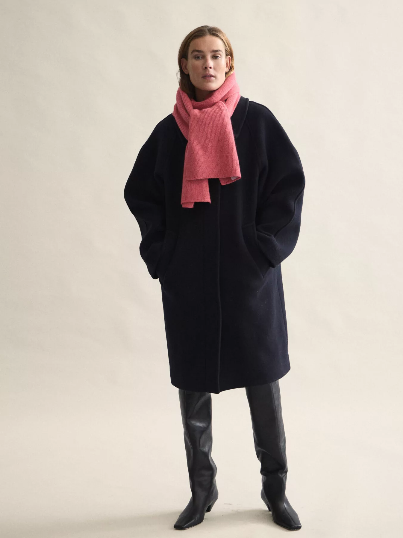 LE BONNET Scarf Fuchsia