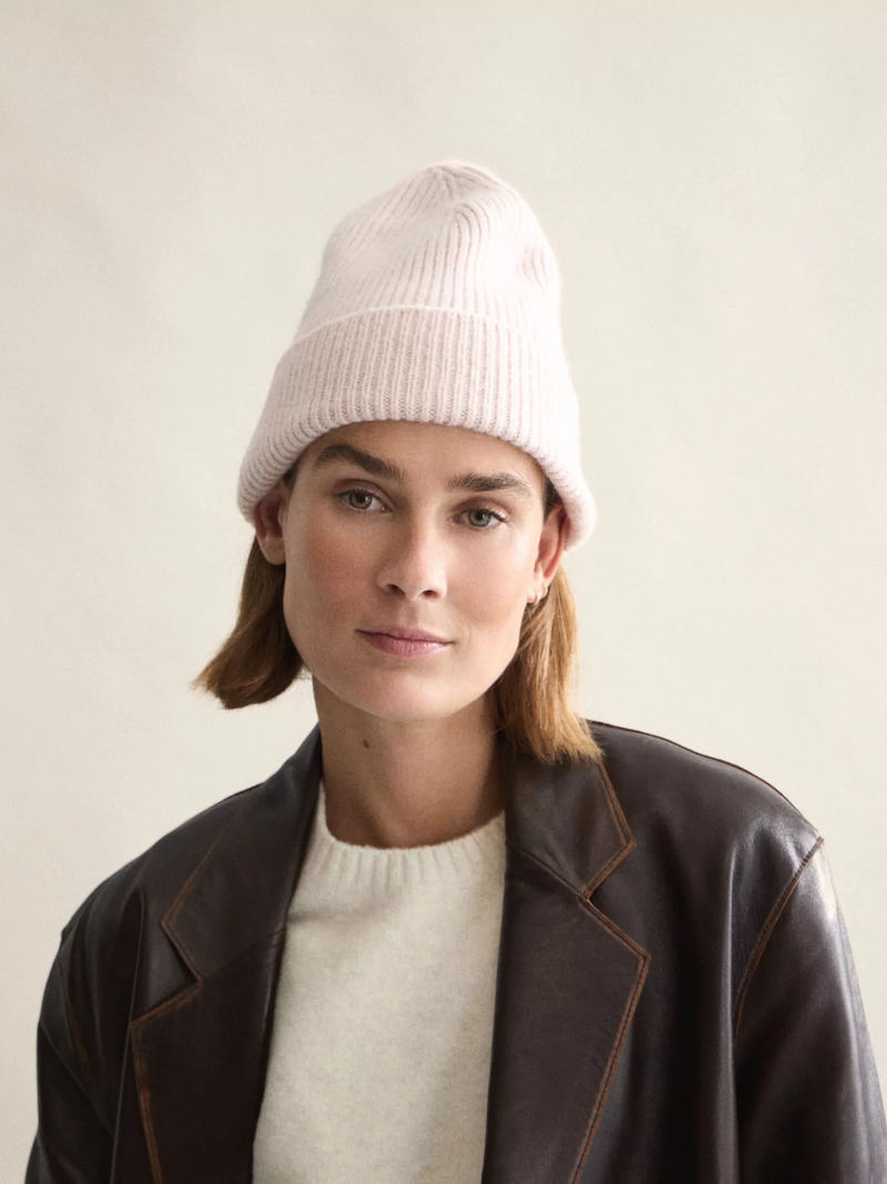 LE BONNET Beanie Misty Rose