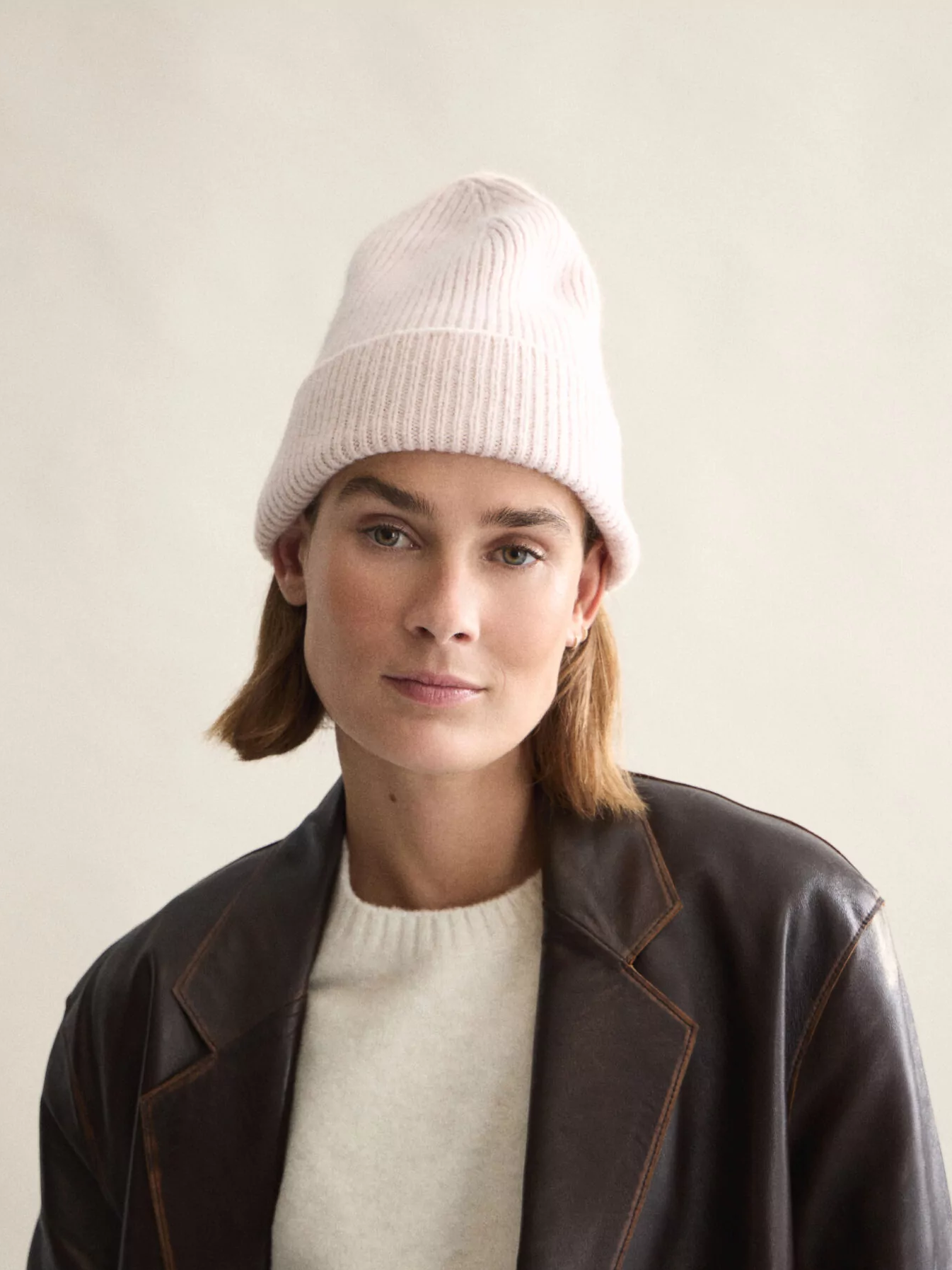 LE BONNET Beanie Misty Rose