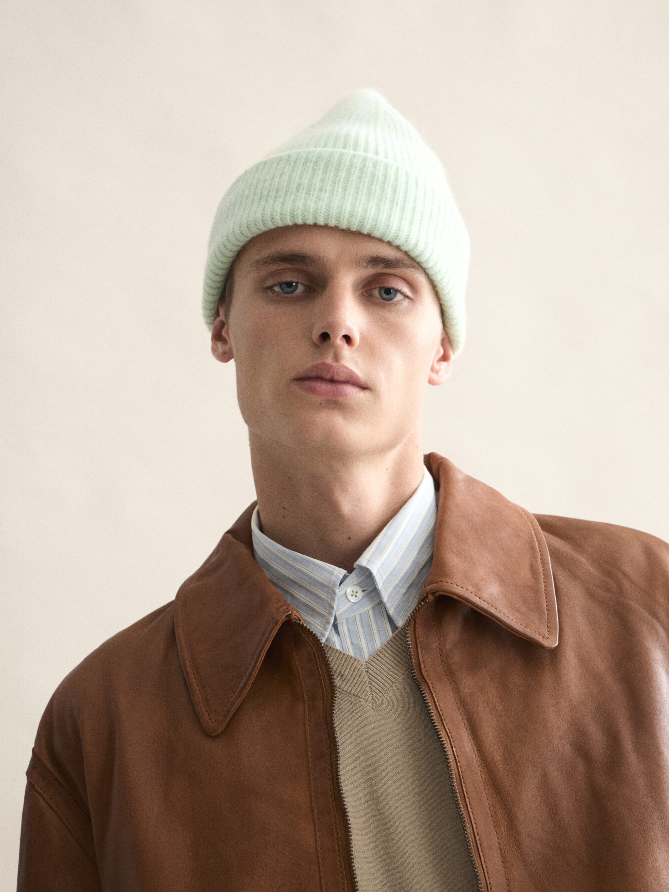 LE BONNET Beanie Soft Mint