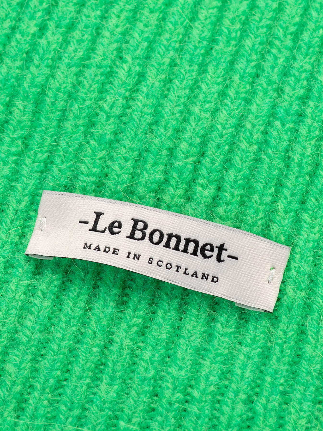 LE BONNET Beanie Neon Green