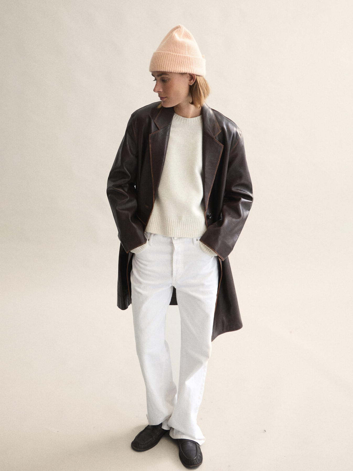 LE BONNET Beanie Peach