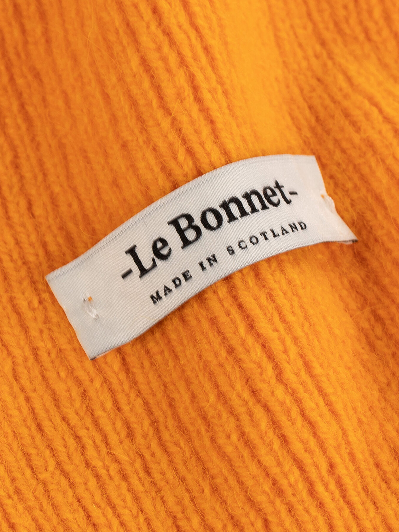 LE BONNET Beanie Orange Peel