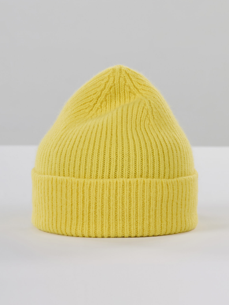 LE BONNET Beanie Acid Yellow