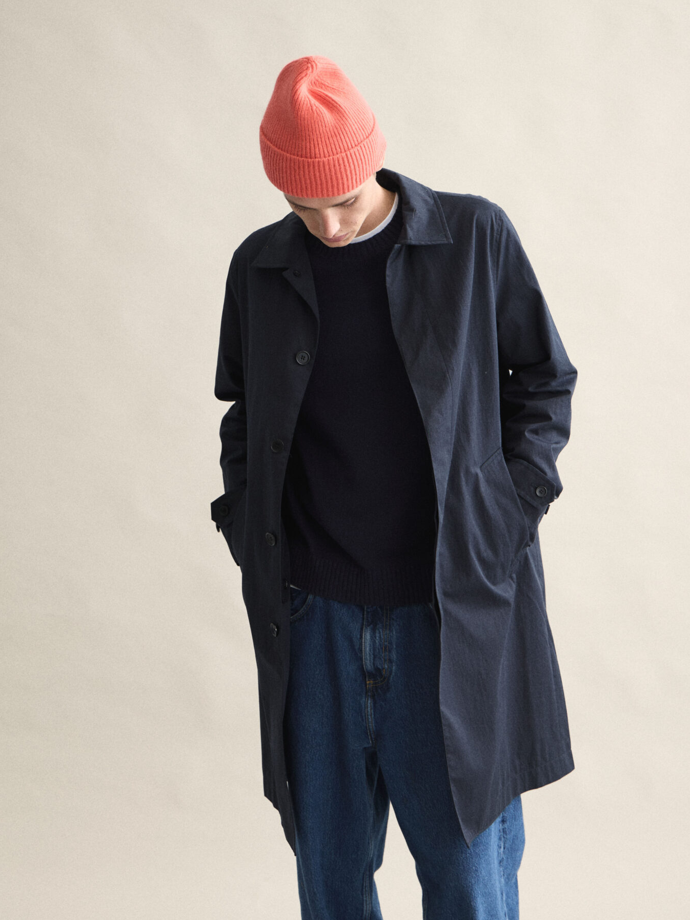 LE BONNET Beanie Salmon
